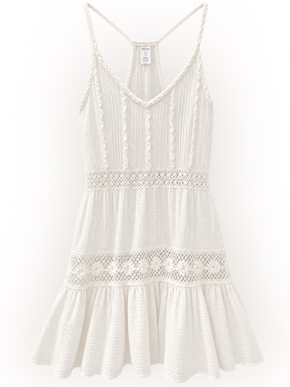 Ralph Lauren white Lace-Trim Sundress - Picture 2 of 5